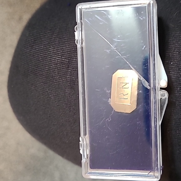 RN Brass Cufflink initials or nurse - Picture 3 of 3